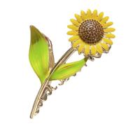 OUNONA Sunflower Hair Claw Clip Floral Hair Accessory Durable Material Non Slip Grip Lightweight Design for Everyday Use and Special Occasions
