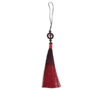 OUNONA Sword Tassel Ornament Red Polyester Traditional Chinese Decor with Secure Hanging for Taichi Swords and Training Equipment