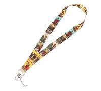 OUNONA Tarot Card Key Chain Neck Lanyard for Keys Lightweight Comfortable Neck Strap Badge Holder for Women Men Accessory