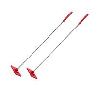OUNONA Telescopic Rod Card Holder for Parking Lots Convenient and Fast Card Retrieval 2pcs Plastic Material Multifunctional Design, Extendable Parking Permit and Toll Pass Stick