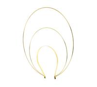 OUNONA Three-layer Crown Headband for Women Vintage Chinese Goddess Tiara Bridal Wedding Hair Accessory Multipurpose Festival Headdress for Halloween Cosplay Party