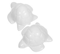 OUNONA Toilet Bolt Caps White 2pcs Turtle Shaped Decorative Ceramic Screw Cover Caps Easy Installation Safety Enhancement for Bathroom Decor
