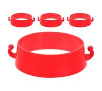 OUNONA Traffic Cone Safety Cone Accessories 4pcs Chain Connector and Parking for Roadwork, Parking, and Construction Barrier Management