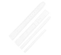 OUNONA Transparent Acrylic Watch Strap Mold Thickness DIY Crafting Template for Women Unique Handmade Bands Design