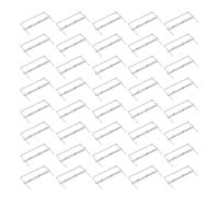 OUNONA Two Hole Punch File Folder Fasteners Prevents Paper Shifting Metal Clips 50pcs Double Hole Design Heavy Duty Iron Prong Fastener Replacement for Documents for Office Reports