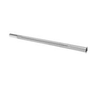 OUNONA Urinal Straight Pipe, Stainless Steel Silver 12 Inch, Boosts Flush Efficiency for Public Toilet Urinal Connection Parts