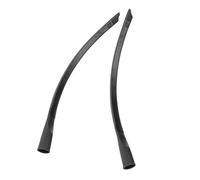 OUNONA Vacuum Cleaner Crevice Nozzle 32mm Inner Diameter Flat Soft Tool 2pcs Car Vacuum Attachment Hose Adapter for Narrow Gap and Dryer Vent Cleaning