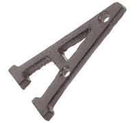 OUNONA Vintage Cast Iron Metal Letter for Outside Decor Sturdy European Style House Identification Sign Rustic Address Plaque for Front Door Fence Wall Mailbox