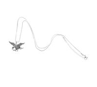 OUNONA Vintage Eagle Pendant Chain Necklace for Men Punk Hip Hop Style with Silver Tone Symbolizing Strength and Freedom Suitable for Fathers Boyfriends Husbands Sons