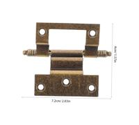 OUNONA Vintage Mechanical Clock Door Hinges Metal Parts for DIY Grandfather Clock Restoration High-Strength Folding Replacement Hinge for Repair and Upgrade