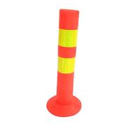 OUNONA Warning Column Safety Cone with High Strength PU Impact Resistant Parking Barrier Post for Garage Parking Stops and Traffic Control Easy Installation Traffic Delineator for