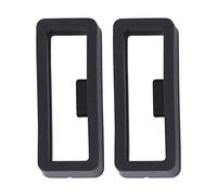 OUNONA Watch Band Strap Loop Silicone 2Pcs Compatible with Garmin X5, Black Soft Material, 22Mm Inner Diameter, Anti-Slip Design, for Outdoor Activities