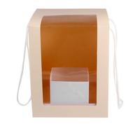 OUNONA Wedding Box Flower Packing Box Portable Folding Bouquet Wrapper for Wedding Party and Florist Use