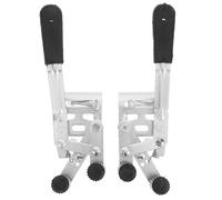 OUNONA Wheelchair Brake Locking Kit 1 Pair Left and Right Anti-Slip Design Side Screw Fixed Replacement Parts for Manual Wheelchairs Secure Wheel Locks for Mobility Assistance