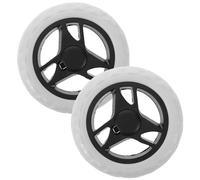 OUNONA Wheels Easy for 2pcs and Cart Trolley Grocery Replace Replacement Plastic Rolling Cart, Lightweight Design to Foldable Supermarket Shopping Trolleys