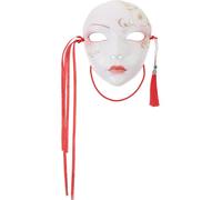OUNONA Women Elegant Full Face Halloween Prop Hand Painted Chinese Style Design for Parties Cosplay and Festivals Lightweight and Comfortable Wear for Unforgettable Memories