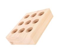 OUNONA Wooden Insect Pin Storage Base 9-hole Design DIY Insect Specimen Creation Science Education Organised Specimen Display Storage