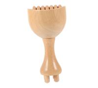 OUNONA Wooden Massager Cup Ergonomic Roller for Body Shaping Relaxation Multifunctional Cupping Therapy Tool for Home Use Durable Wood Design for Massage Techniques