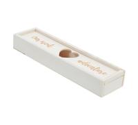 OUNONA Wooden Pregnancy Test Kit Box Reveal Pregnant Women Sturdy Keepsake Box Decorative Lid