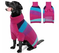 OUOBOB Dog Jumper - Large Dog Turtleneck Sweater, Warm Pullover for Labrador, Golden Retriever XL - Thanksgiving, Christmas, Fall