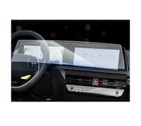 Ouokchm Navigation Screen Protector For Kia EV6 2022-2025 For Light For Wind For GT-Line GT For First For Edition 2PCS Screen Protectors Navigation LCD Car Cluster Navi Protective Film(2PCS Matt)