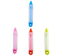 OUOULAJY 4X Silicone Writing Pen Handmade Cake Desserts Cream Decorating Pens Pastry Bread DIY Baking Tool Home Professional Bakery