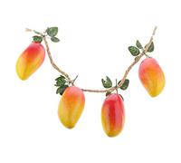 OUOULAJY 4x/String Artificial Mango Toy Photography Prop Home Restaurant Decoration