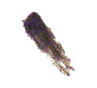 OUOULAJY Artificial Wall Hanging Flowers Plant Fake Rattan Wedding Patio Decoration Housewarming Gifts Office Outdoor Short Purple 85 cm