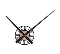 OUOULAJY Wall Clock Long Hands Roman Numerals Clock for Living Room Farmhouse