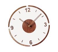 OUOULAJY Wall Hanging Clock Home Decoration Decorative for Living Room Office 4 Numbers Diameter 30 cm