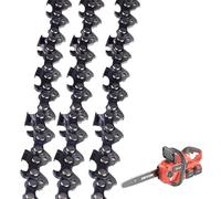 OUPADOS 3-Pack Chainsaw Chain, .325" Pitch, 1.5 mm Gauge, 76 Links, for 55 cm Bar, Low-Kickback Semi-Chisel Chains, Compatible with 90-Degree Design Tool Heads - Fits Timberpro, Hyundai, Fuxtec, Dynam