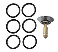 oupados 6-Piece Nitrile Rubber O-Ring Replacement Sealing Ring Universal | Seal for Push-Up (Pop-Up Valve) Drain Assembly,Wasserdichte Abdichtung für Ablaufgarnitur, Wasserleitungen und Rohr Reparatur