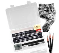 oupados direct Pencil Set, 24 Drawing Pencils Set, Graphite Pencils, Sketch Pencils Extender, Eraser, Cutter Knife, Paper Wiper for Drawings, Artists, Adults, Sketching Lovers (2H - 8B)