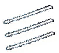 OUPADOS Pack of 3 Saw Chains .325 Inch 1.3 mm 52 TG for 35 cm Sword, Low Back Half Chisel Chains Compatible with Tool Head with 90 Degree Design Timberpro, Hyundai, Fuxtec, Dynamac and Others