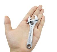 oupados Small Steel Spanner Adjustable Mini Wrench Small Adjustable Spanner Ideal for Everyday Use in Tight Spaces 10×3×1cm
