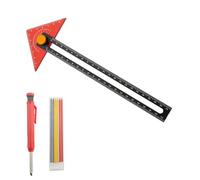 oupados Steel Ruler,T Bevel Blade Ruler,Adjustable Angle Sliding T-Square for DIY, Carpenter, Architect,Woodworking,Furniture Making