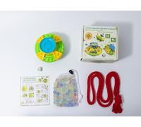 OUPADOS Three-Tier Marble Balance Toy Wobble Marble Balance Stacking Game with 60 Exciting Colorful Glass Marbles, A Family Party Challenge Game for 1-4 Players (Kids & Adults), Suitable for Both Quic