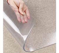 OUPAI Hallway Runner Rug Deluxe Clear Vinyl, Plastic Floor Runner/Protector for Hard Floors - Skid-Resistant, Easy-To-Clean Multiple Sizes Chairmats (Color : Clear, Size : 145x540cm/4.8x17.7ft)