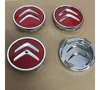 OUPAN 4 PCS Center Wheel Hub Caps, For Citroen C3 C4 C5 Elysee Berling Xsara Picasso Cactus DS3 DS4 DS6 Center Hub Cap Auto Waterproof DustProof Wheel Decoration Cover.