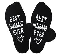 Oupdate Funny Sock for Husband Size UK 6-13, Valentines Mens Novelty Sock with Sayings, Cotton Sock with Gripper Non-Slip