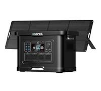 OUPES Exodus 2400 Portable Power Station with 240W Solar Panel Kit, 2232Wh Solar Generator, 2400W(4500W Peak) AC Ports/1.2H Fast Charge 0-80%, Backup Power with UPS for Home Outage, Camping & Off-grid