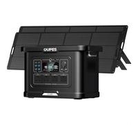 OUPES Exodus 2400 Solar Generator with 480W Panel - 2400W/2232Wh Portable Power Station with APP Control & UPS, 1.2H Fast Charge, Backup Power for Home Backup, Camping, RV, Professional Outdoor Use