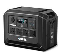 OUPES Mega 1 Lite Portable Power Station, 2000W(4500W Surge) 1024Wh Battery | Fully Charged in 46 Mins, 9 Output Ports, PD 140W USB-C Output, LiFePO4 Battery Station for Outdoor Camping, Home Backup, RVs