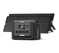OUPES Mega 1 Portable Power Station with 480W Solar Panel - 1024Wh/2000W(4500W Peak) Solar Generator, 36 Min Fast Charge, Expandable to 5kWh, Solar Power Station for Home Backup, Camping, Emergency