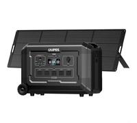 OUPES Mega 3 Portable Power Station with 240W Solar Panel Kit, 3072Wh Solar Generator, 3600W(7000W Peak) AC/48 Min Fast Charge, UPS, Expandable to 15.36kWh, Backup Power for Home, Camping, Off-grid