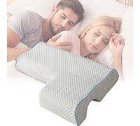 ouples Memory Foam Cuddle Pillow with Arm Hole Ergonomic Anti Pressure Pillow for Shoulder Pain Side Sleeper Pillow for Better Sleep