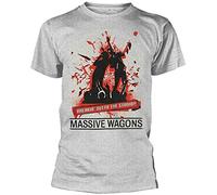 OUQIAO IIR Massive Wagons 'Breaking Outta The Studio' (Grey) T-Shirt Grey M