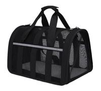 ouquckl Cat Backpack, Pet Handbag Cat Carriers Bag Soft Big Capacity with Strap Breathable Pet Carriers Sightseeing Bag