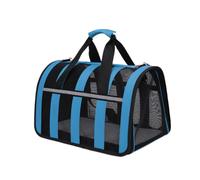 ouquckl Cat Backpack, Pet Handbag Cat Carriers Bag Soft Big Capacity with Strap Breathable Pet Carriers Sightseeing Bag