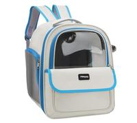 ouquckl Cat Backpack, Pet Handbag Cats Carriers Bag Soft Big Capacity with Strap Breathable Pet Carriers Sightseeing Bag